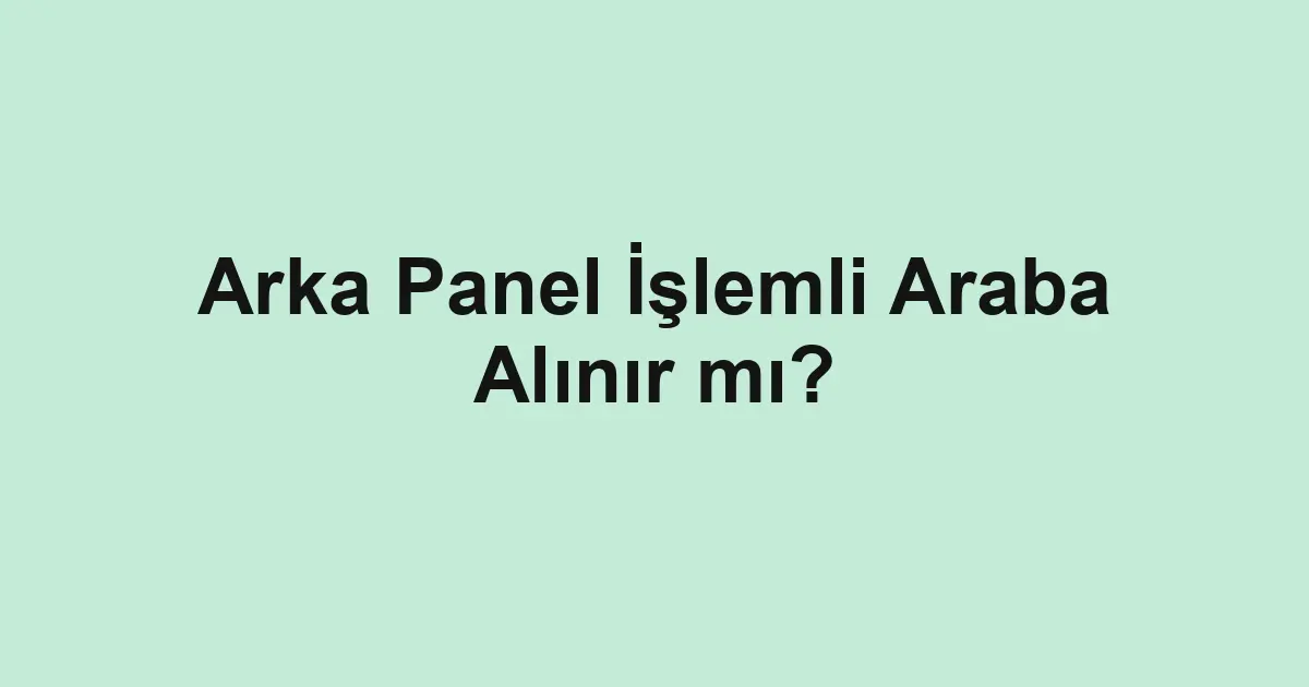 araba ilanları