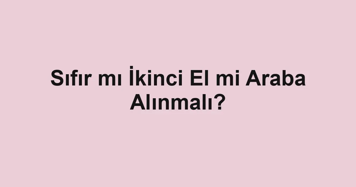 araba ilanları