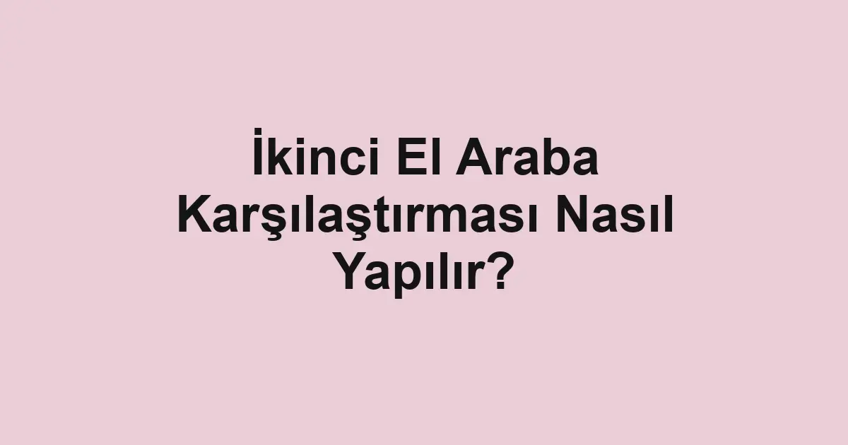 araba ilanları