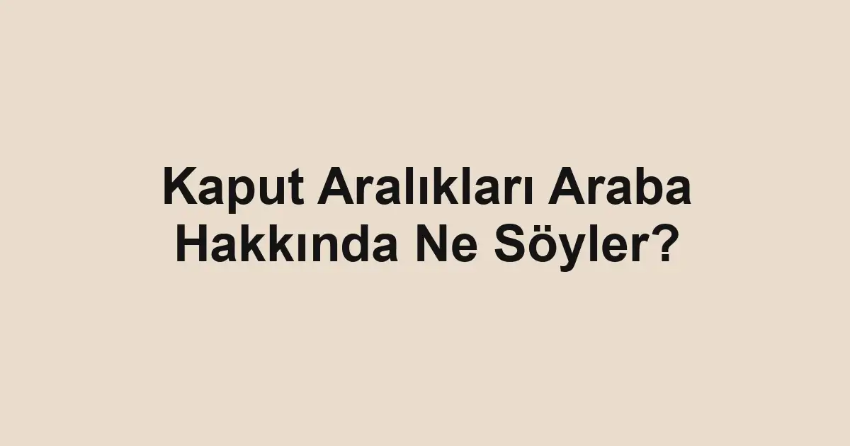 araba ilanları