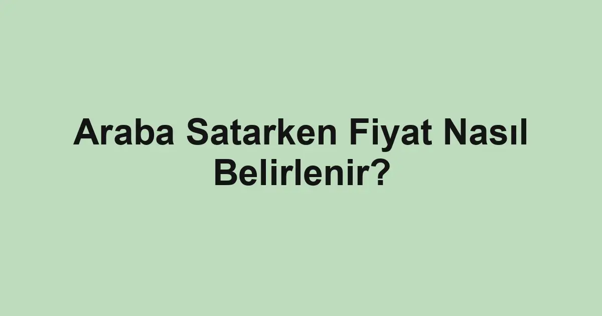 araba ilanları