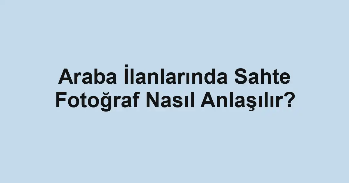 araba ilanları
