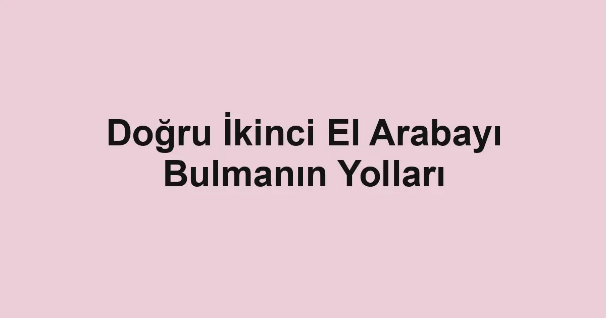 araba ilanları