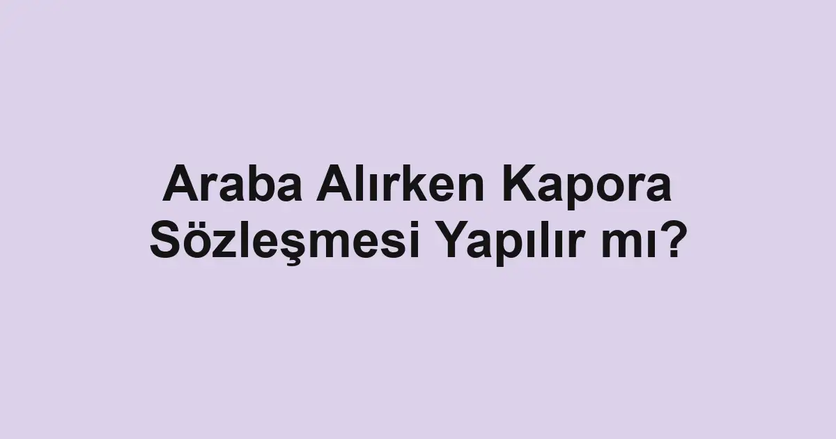 araba ilanları