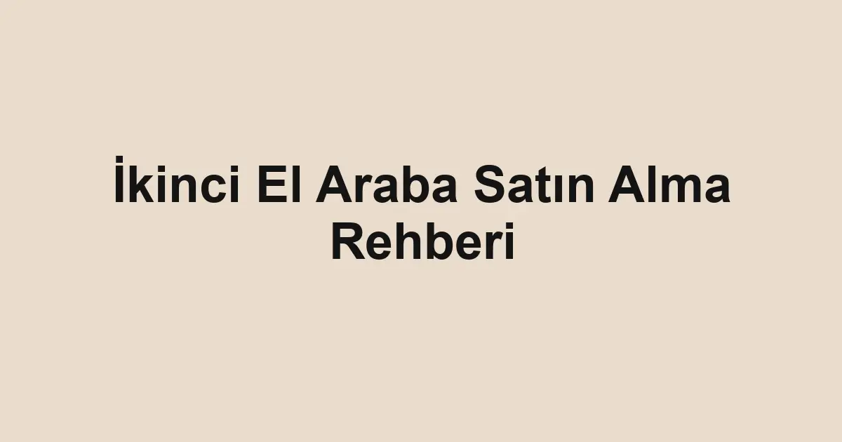 araba ilanları