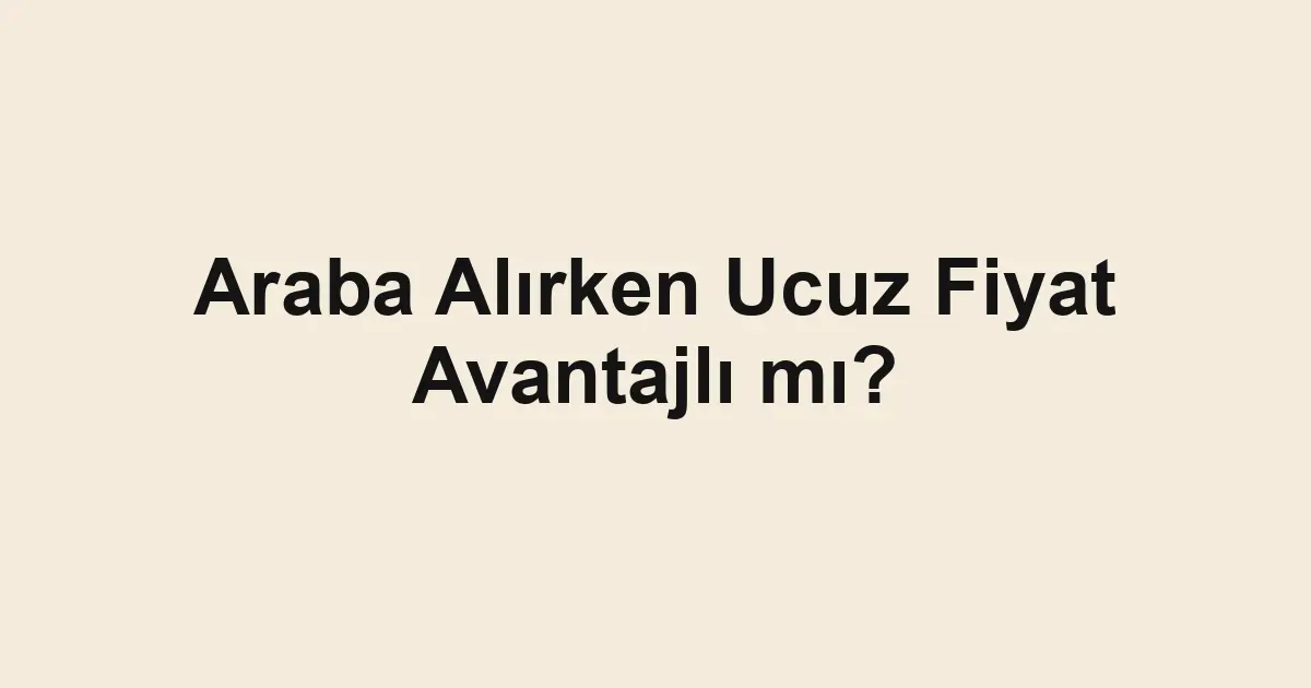 araba ilanları