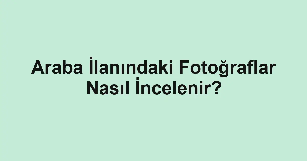 araba ilanları