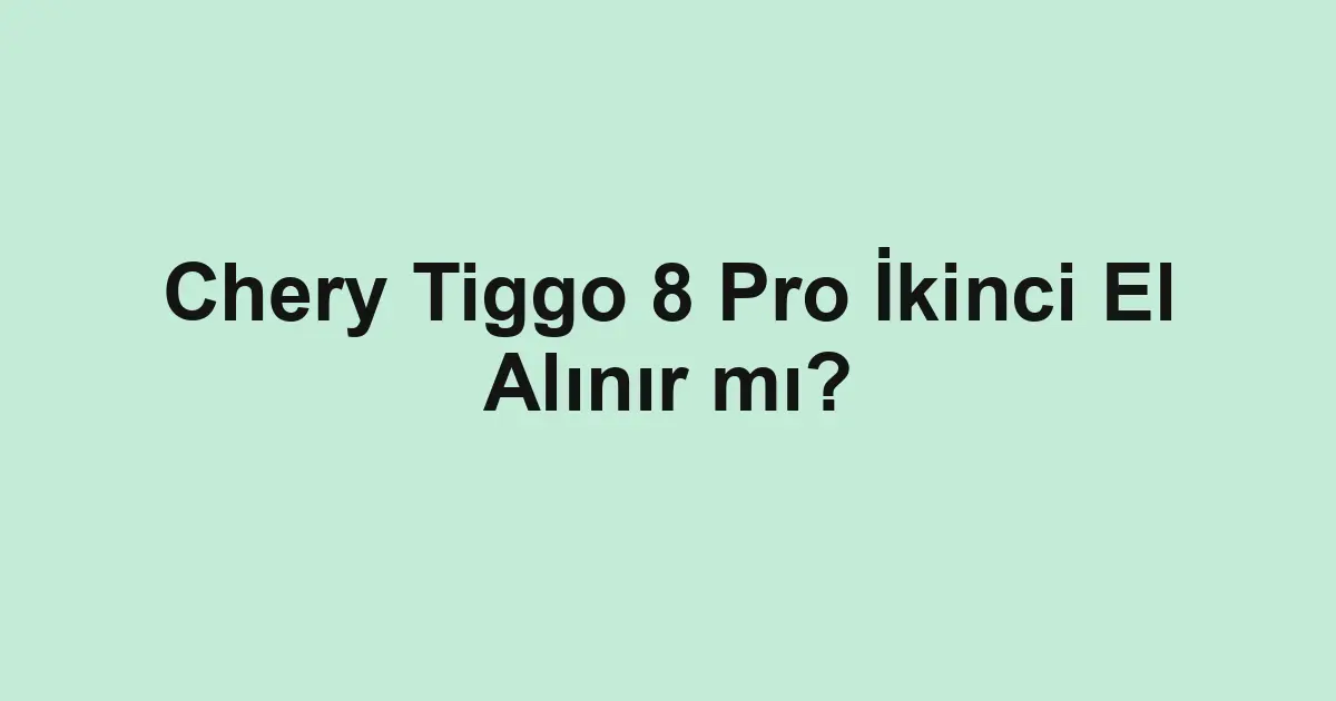 ikinci el araba