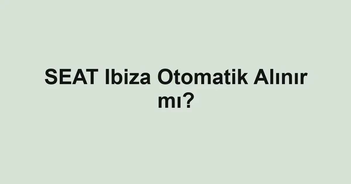ikinci el araba