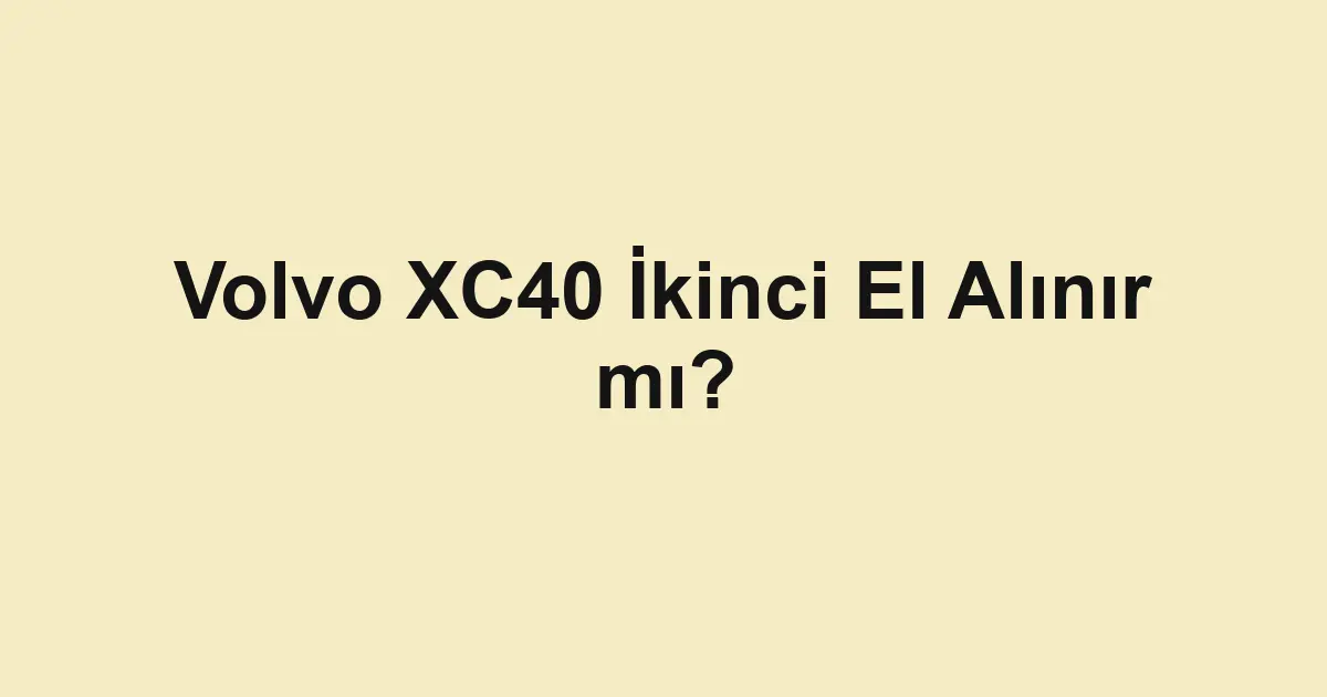 ikinci el araba