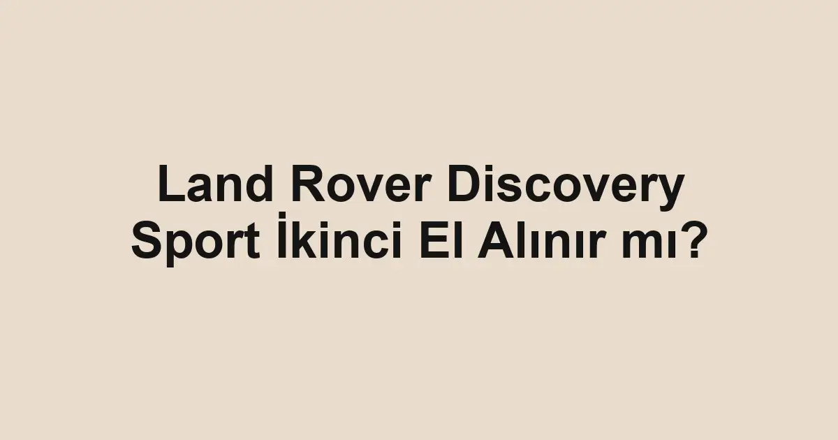 ikinci el araba