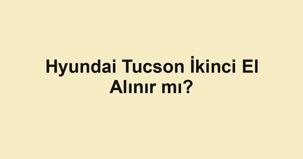 ikinci el araba