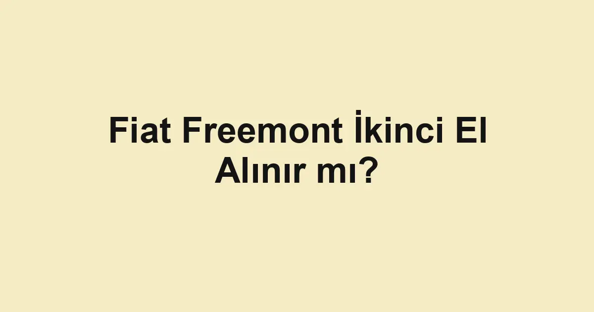 ikinci el araba