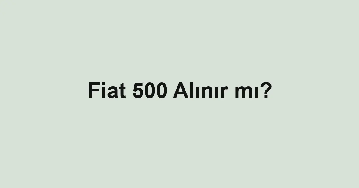 ikinci el araba