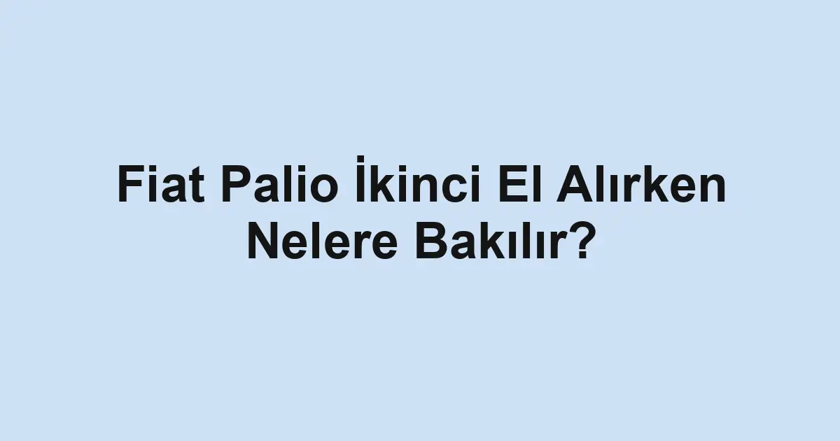 ikinci el araba