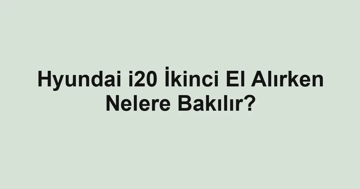 ikinci el araba