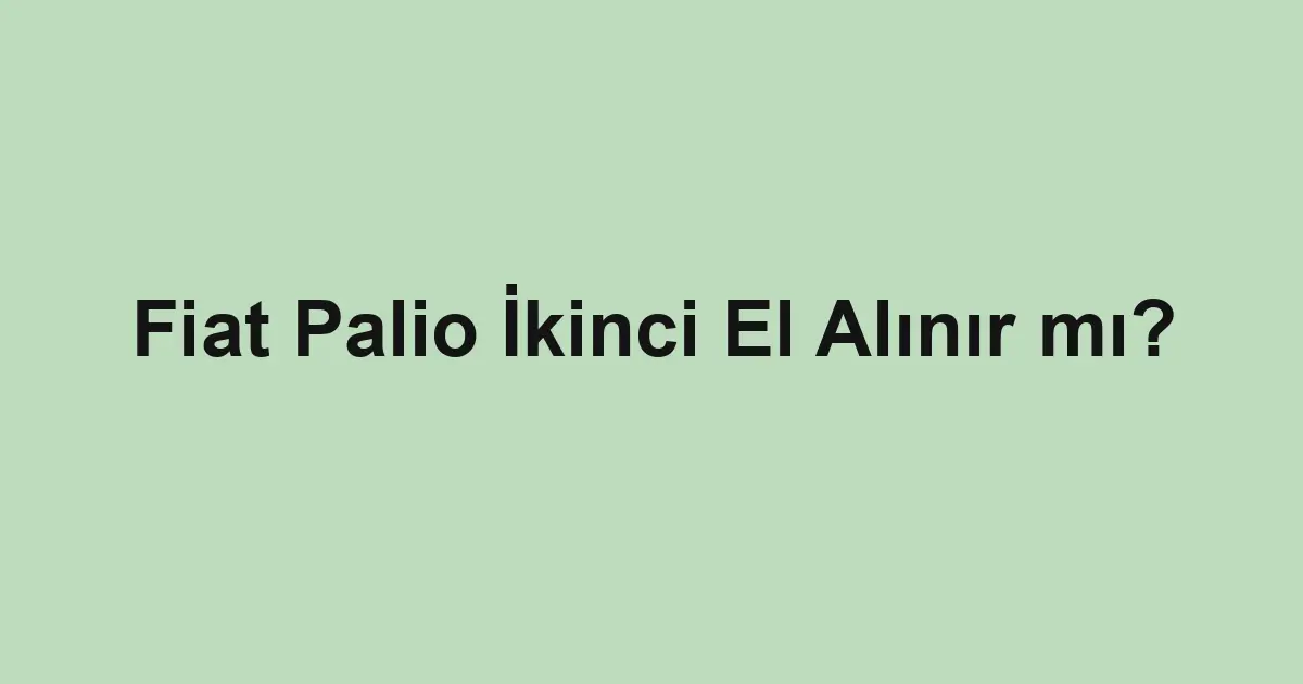 ikinci el araba