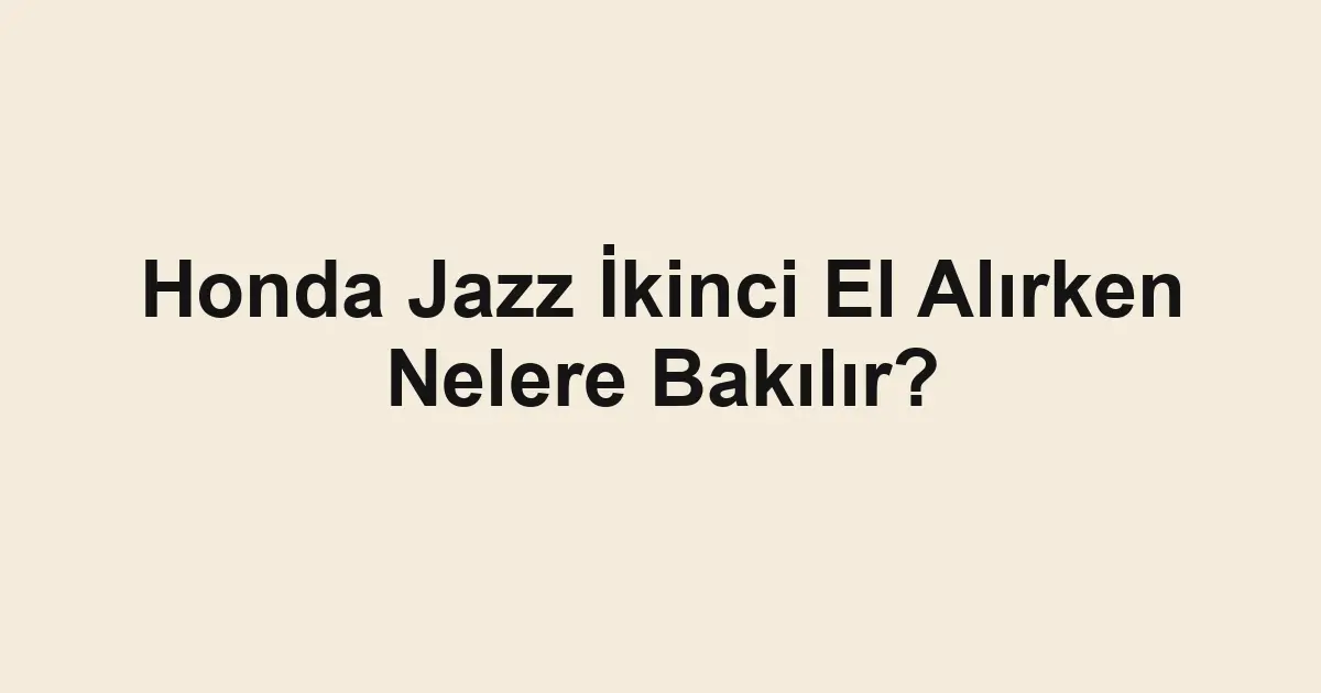 ikinci el araba