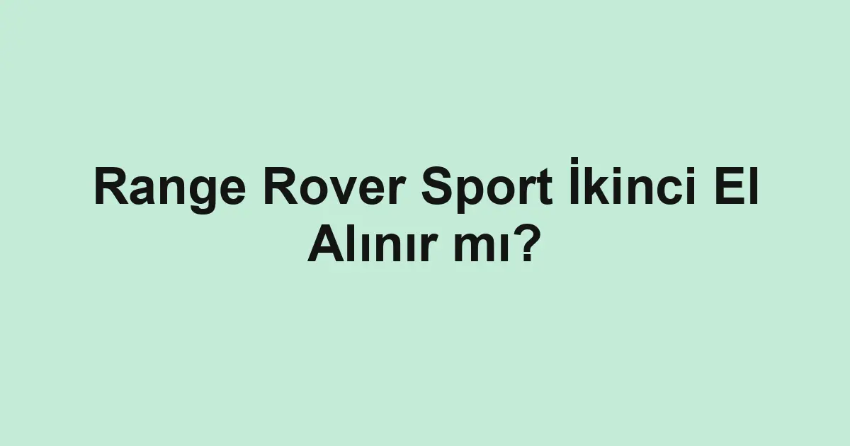 ikinci el araba