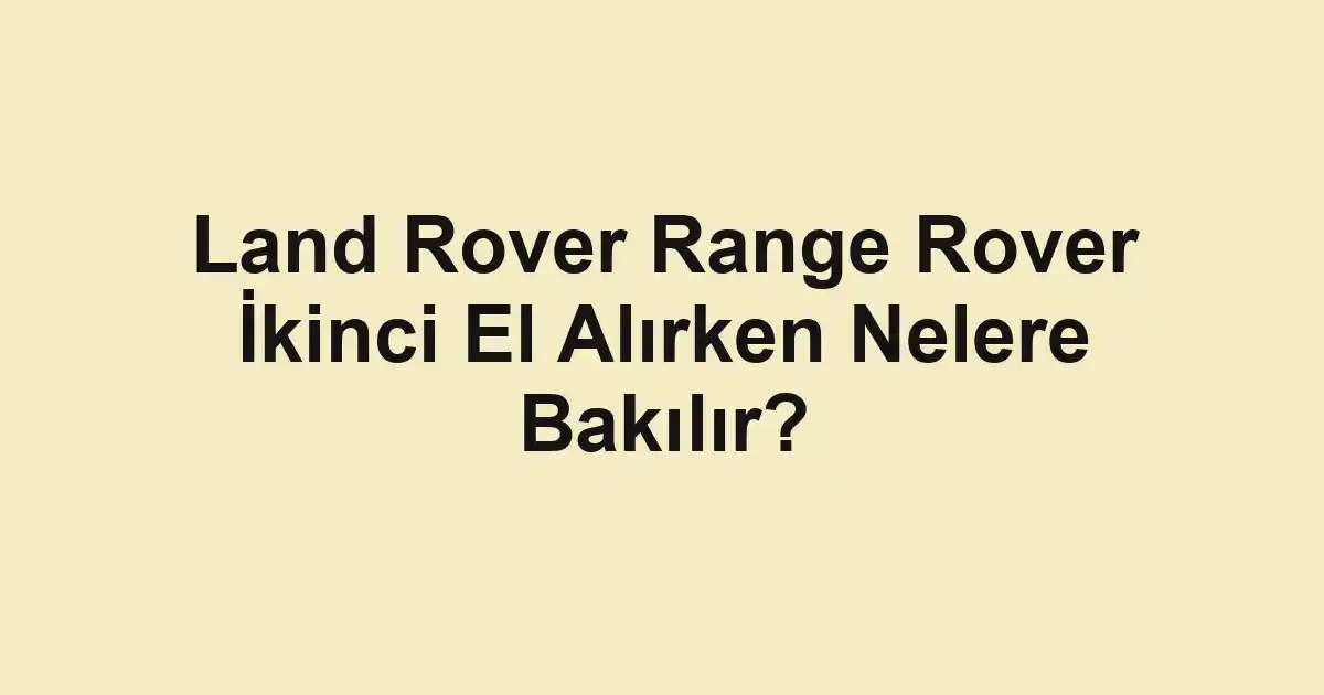 ikinci el araba