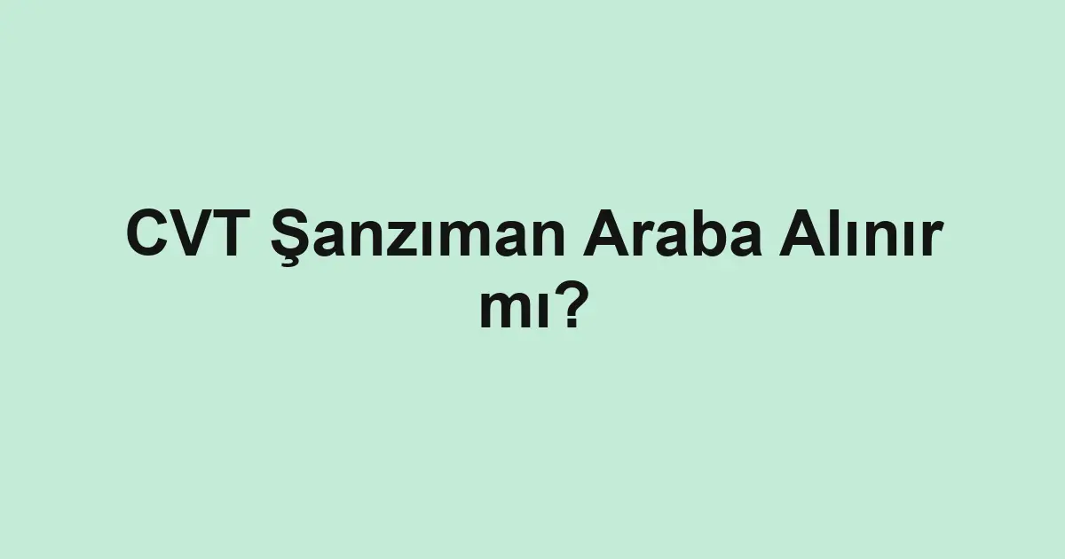 ikinci el araba