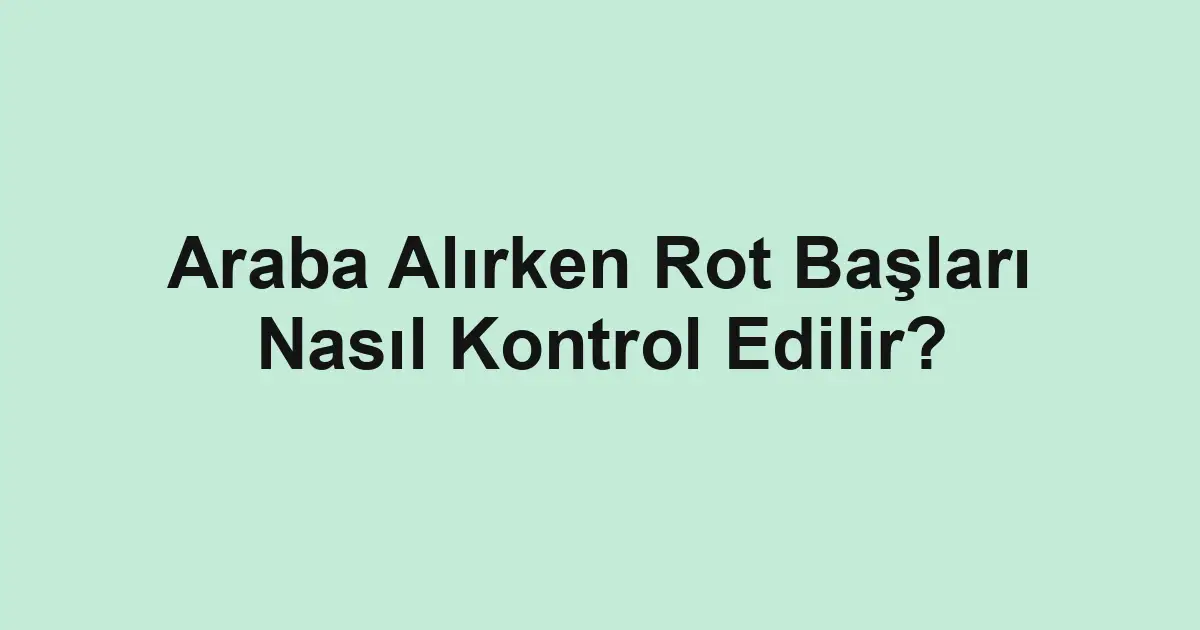 ikinci el araba