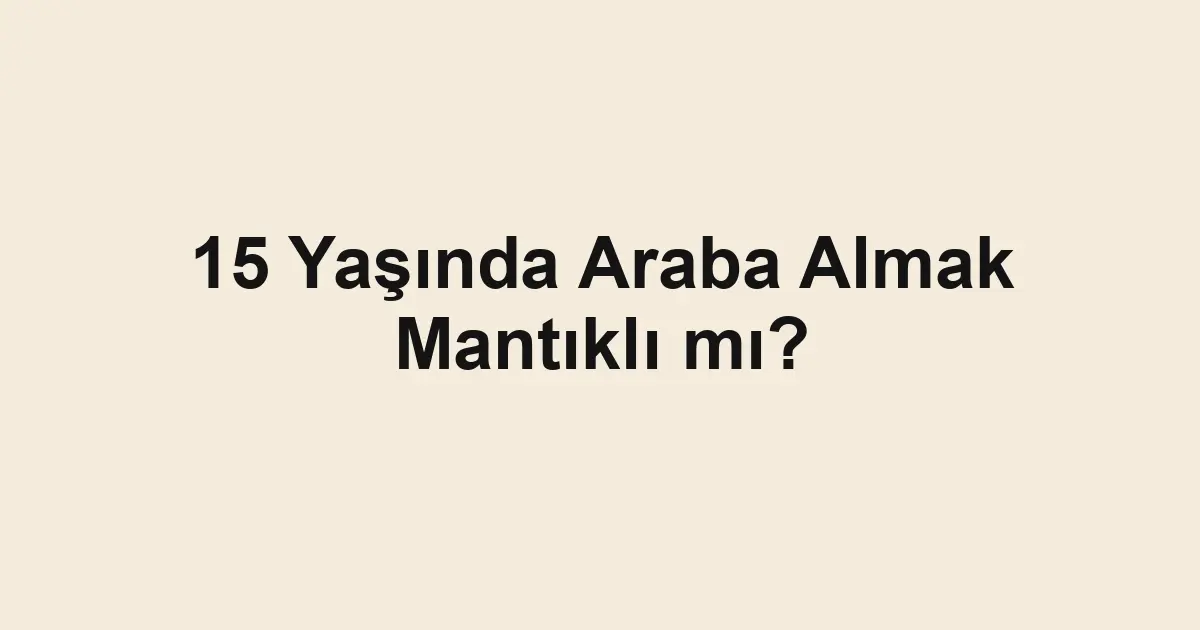 ikinci el araba