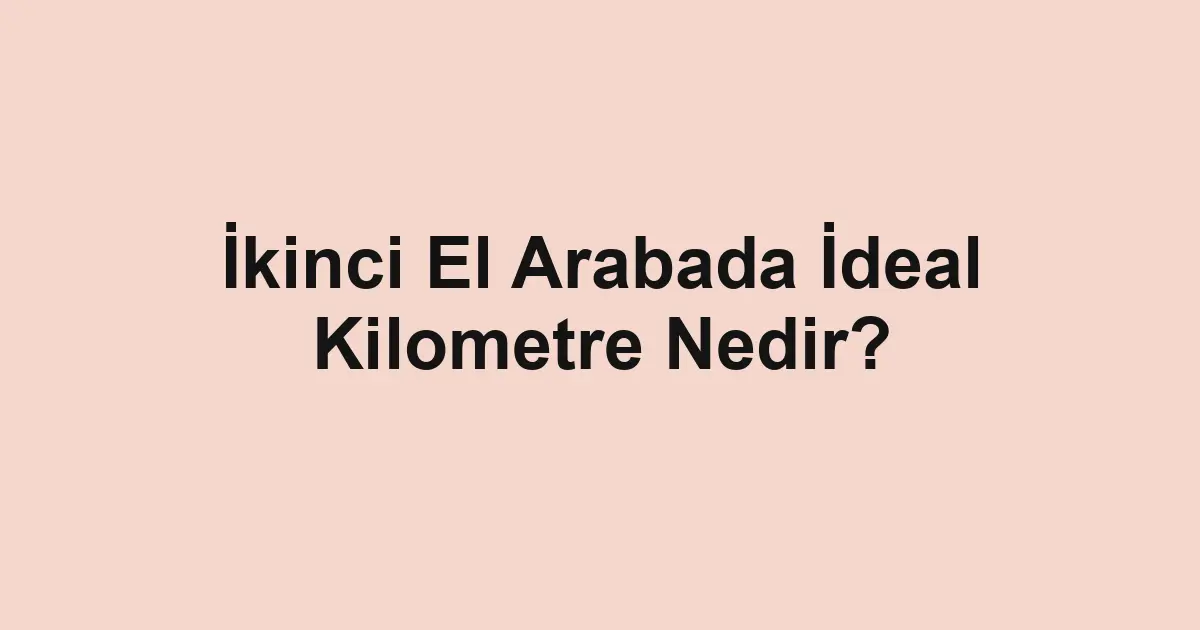 ikinci el araba