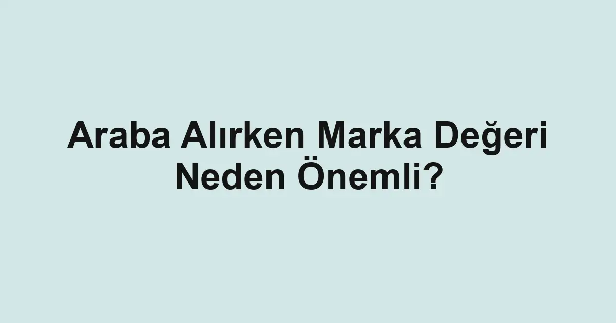 ikinci el araba