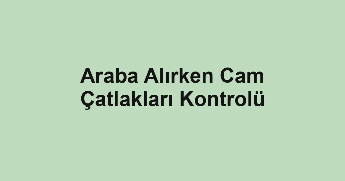 ikinci el araba