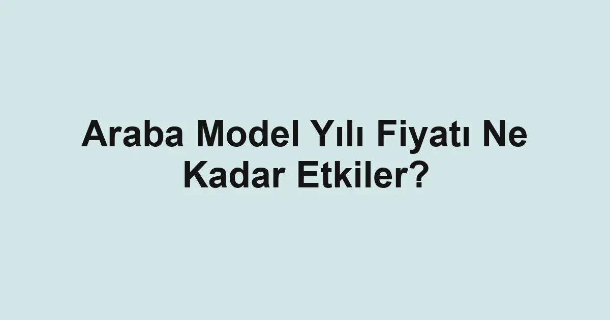 ikinci el araba