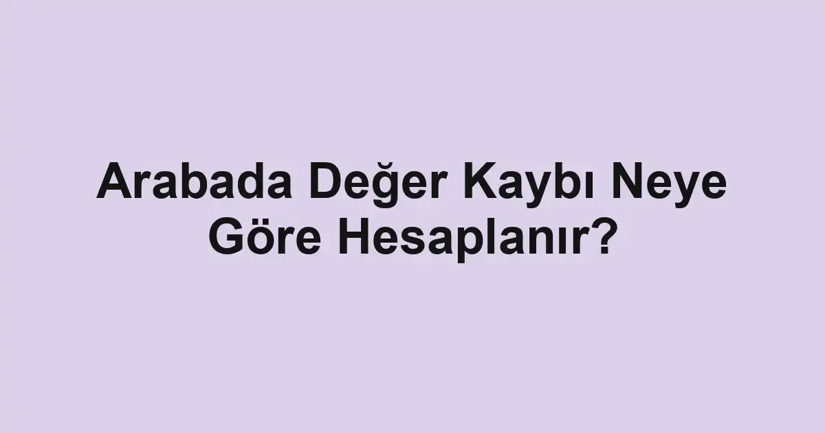 ikinci el araba