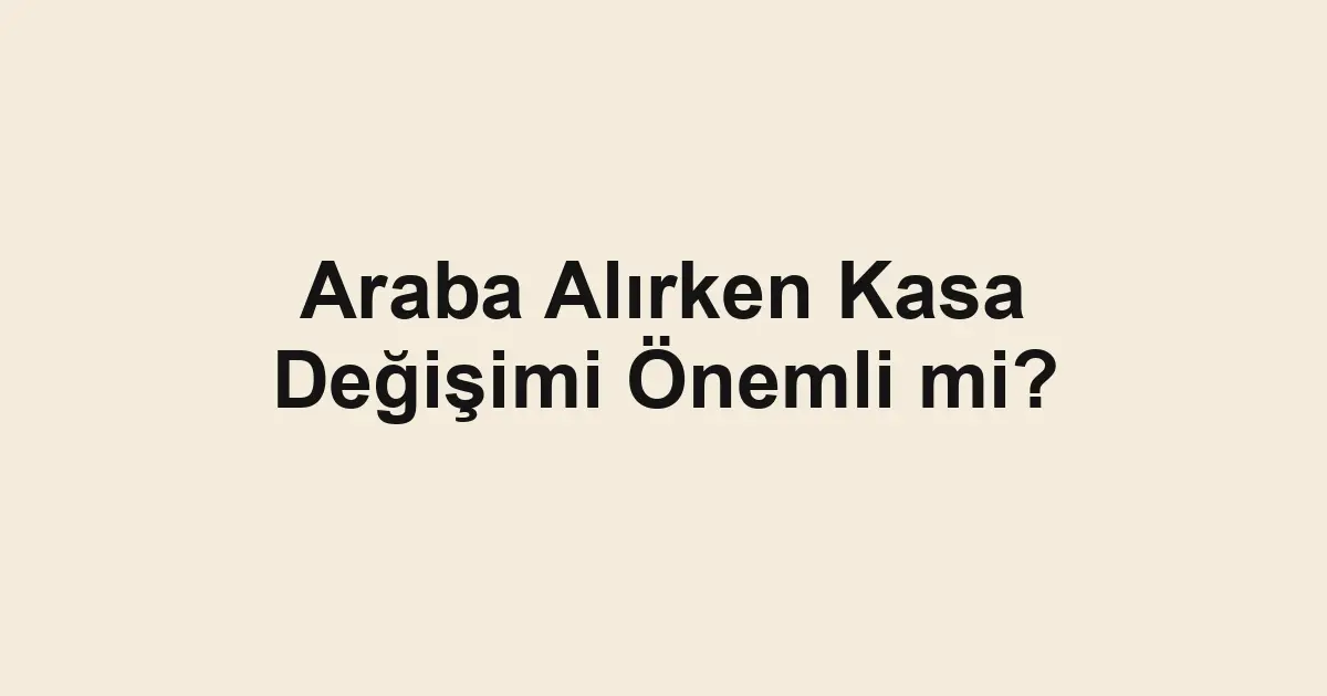 ikinci el araba