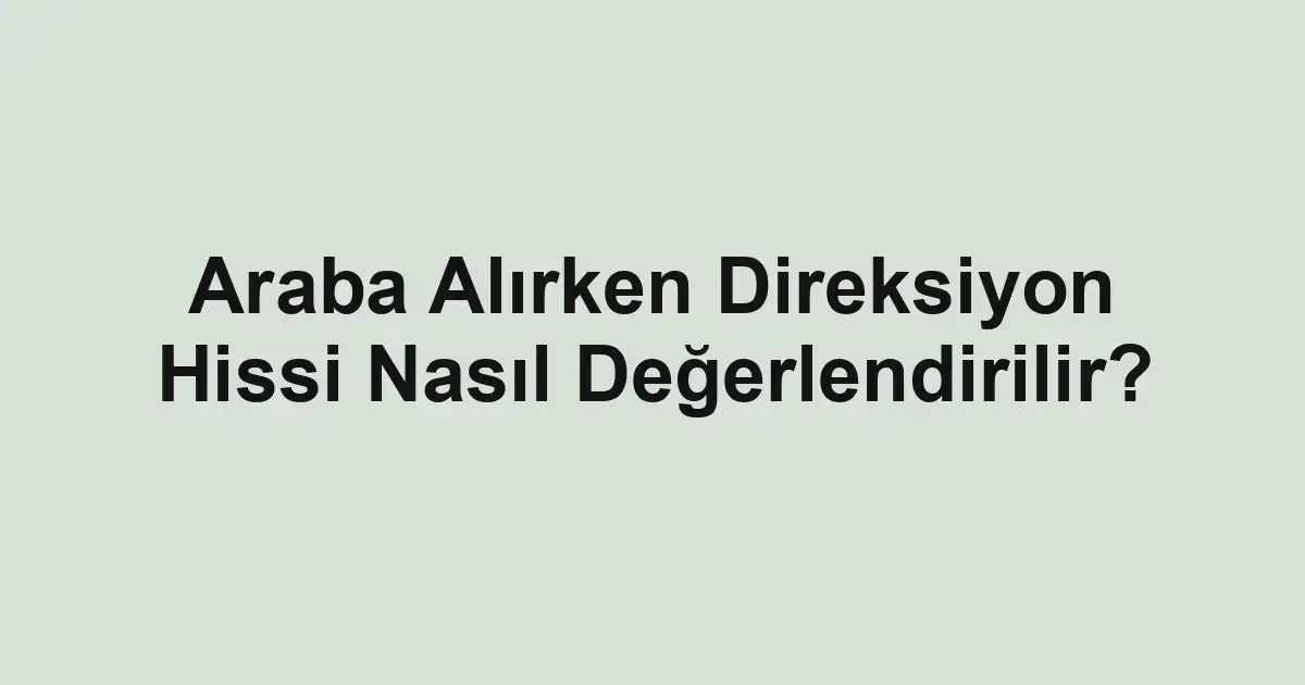 ikinci el araba