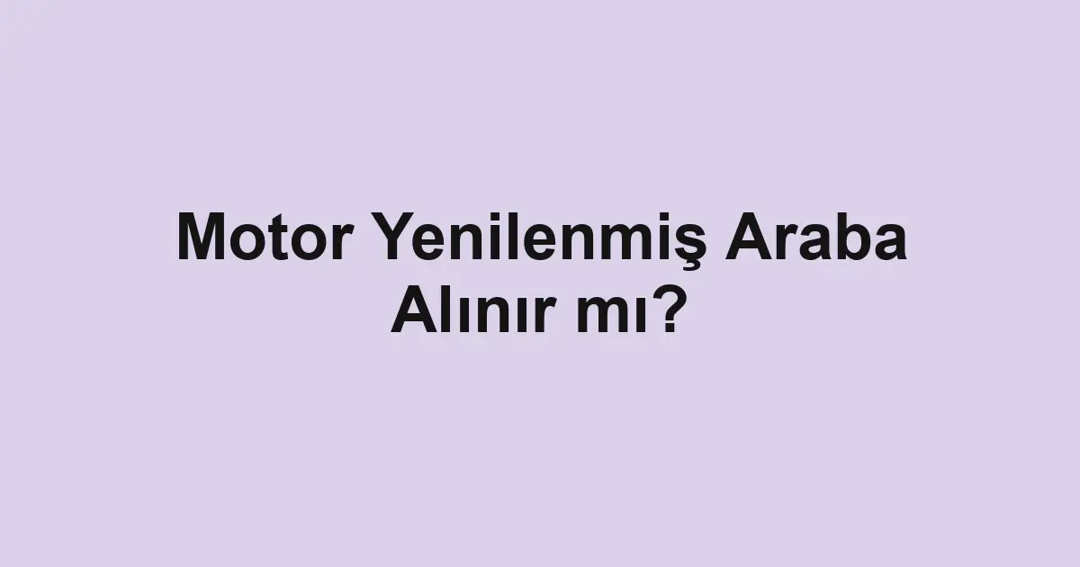 ikinci el araba