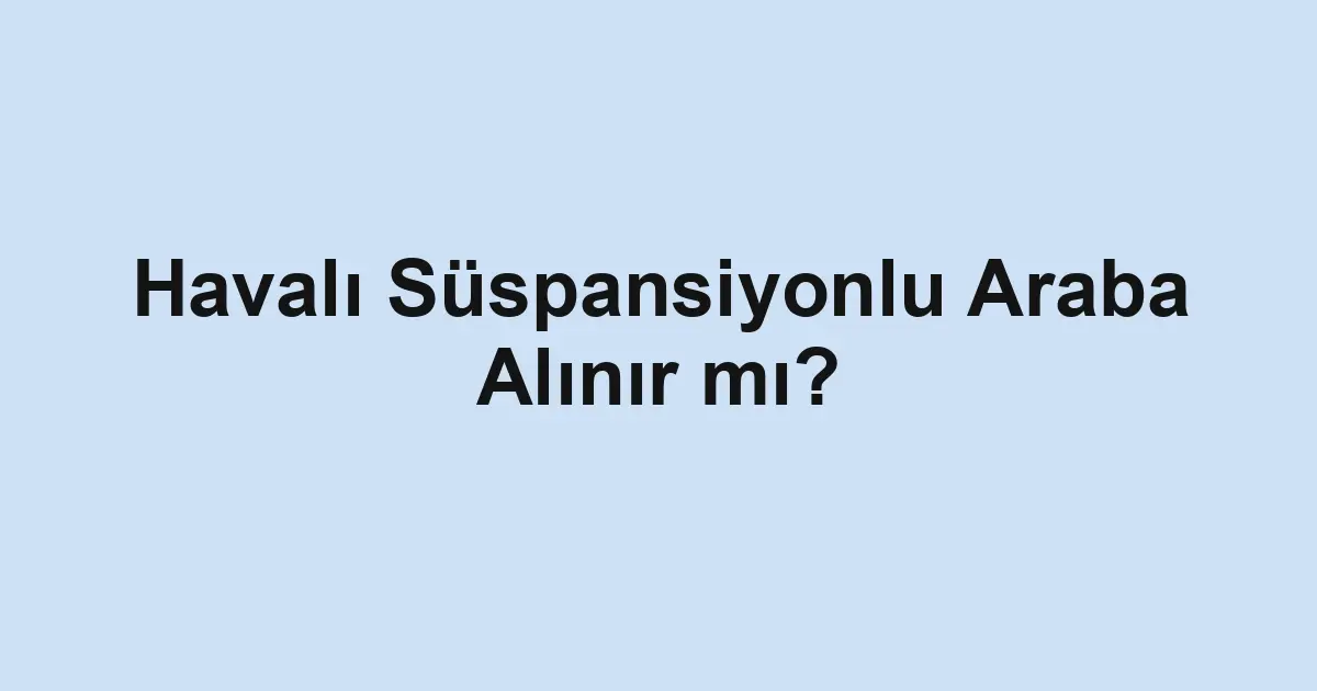 ikinci el araba