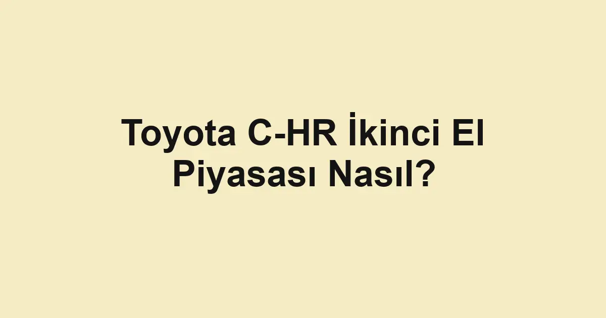 ikinci el araba