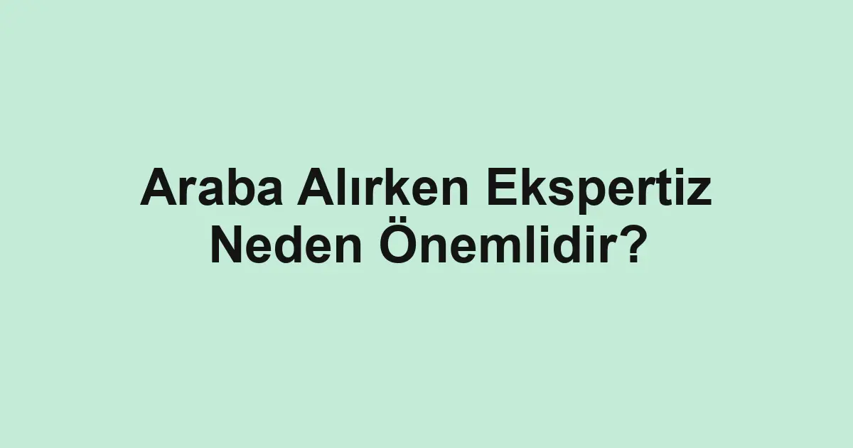 ikinci el araba