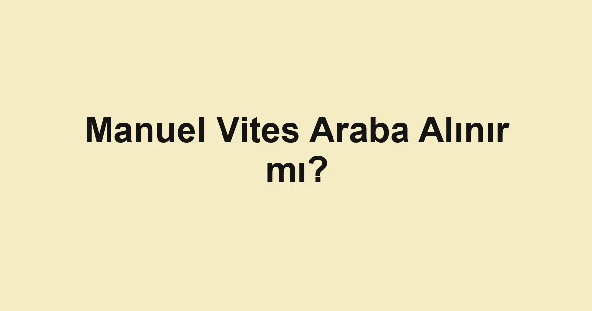 ikinci el araba