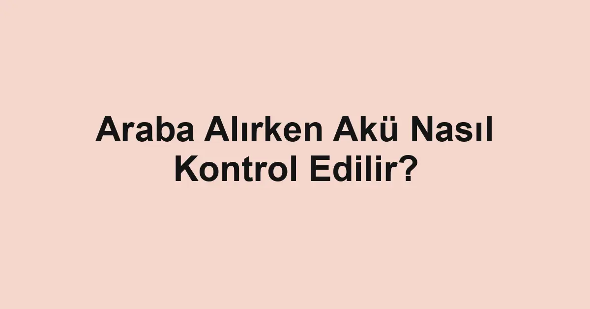 ikinci el araba