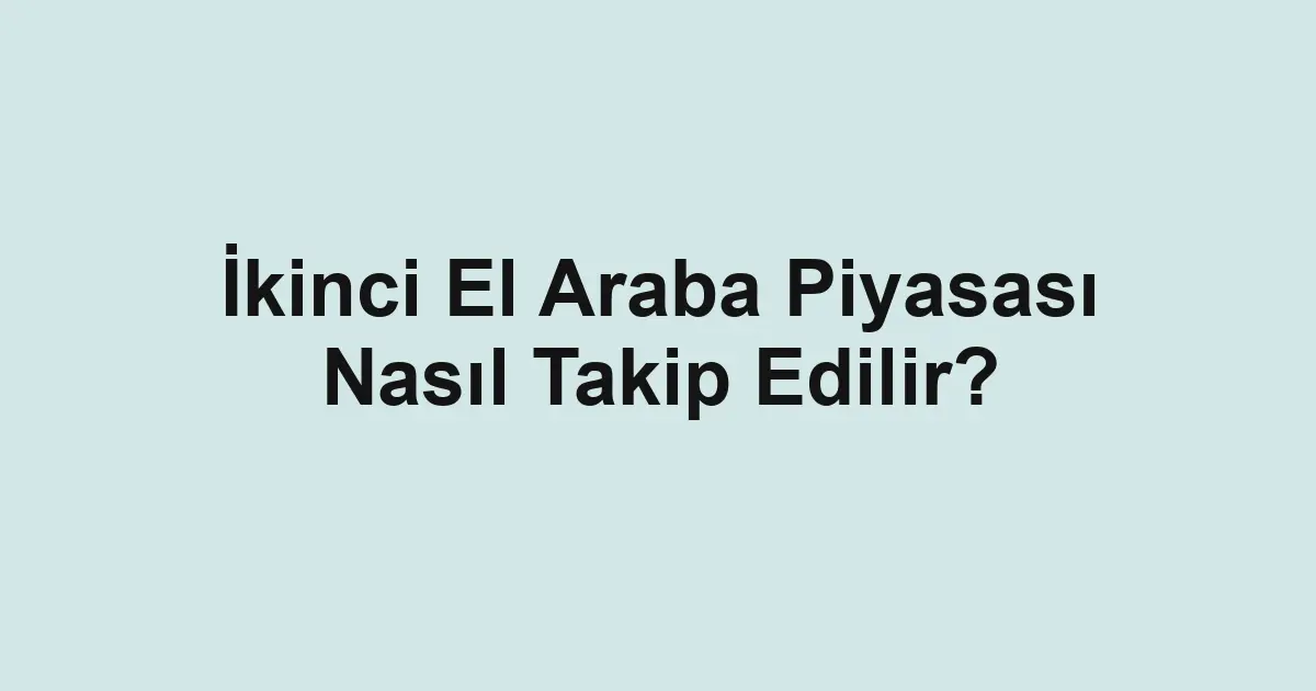ikinci el araba