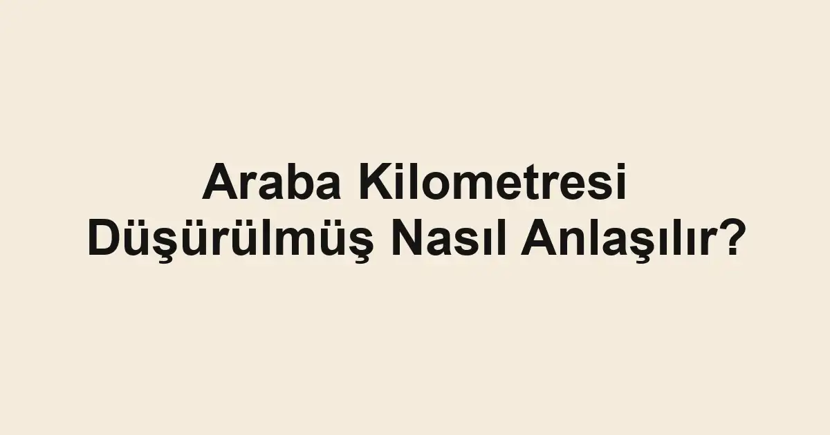 ikinci el araba