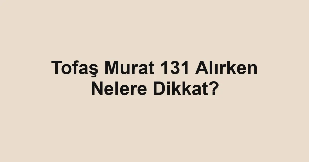 ikinci el araba