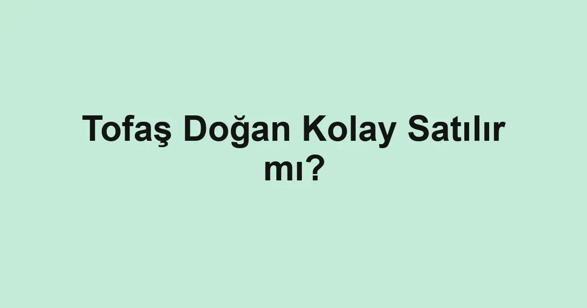 ikinci el araba