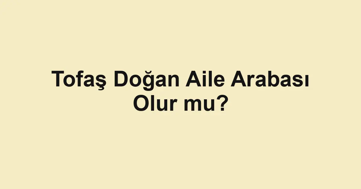 ikinci el araba