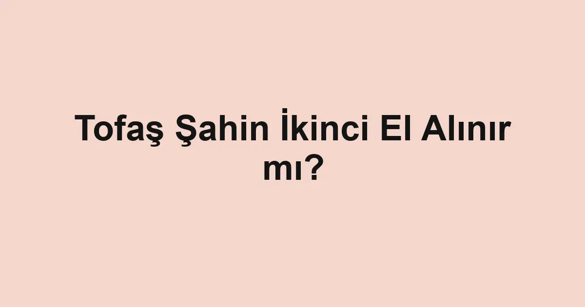 Satılık araba