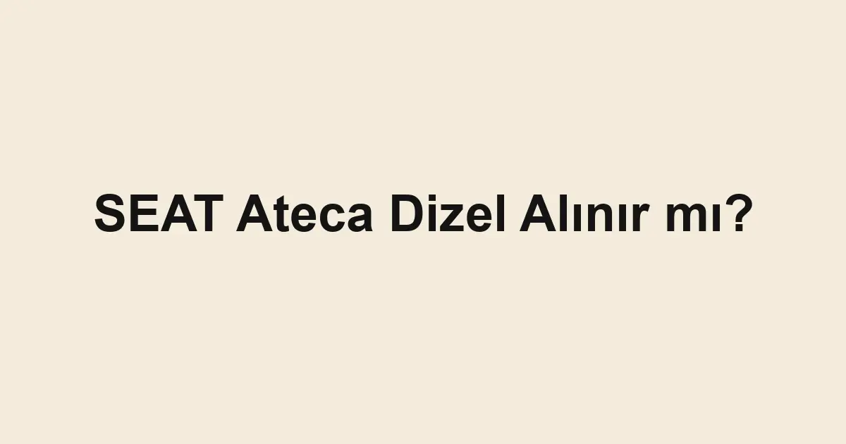 Satılık araba
