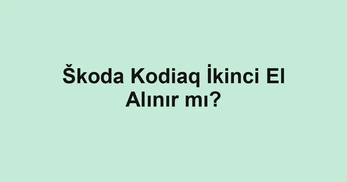 Satılık araba