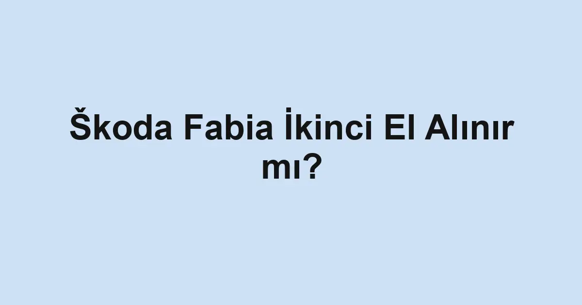 Satılık araba