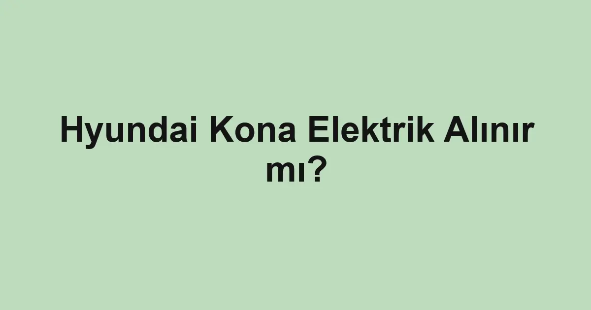 Satılık araba